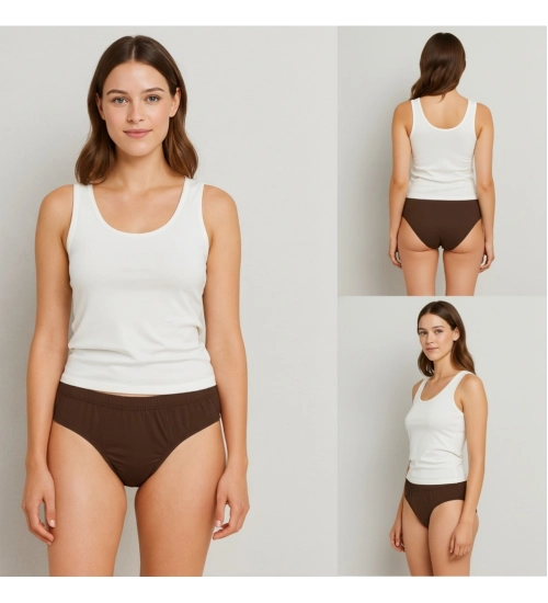 Pack of_3 Women's Cotton Solid Hipster Panty (Multicolor)