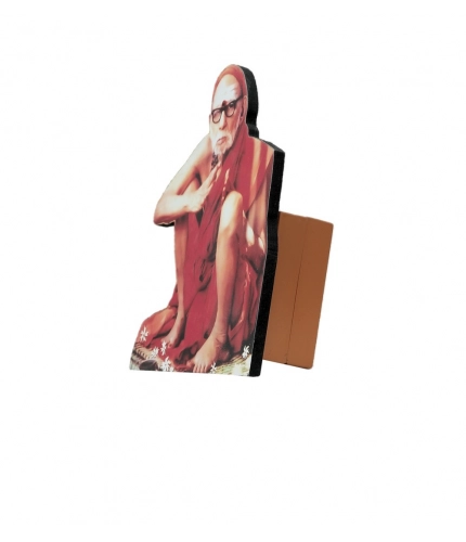 Wooden Kanchi Sri Sankaracharya Maha Periyava Table Top Devotional Player (Multicolor)