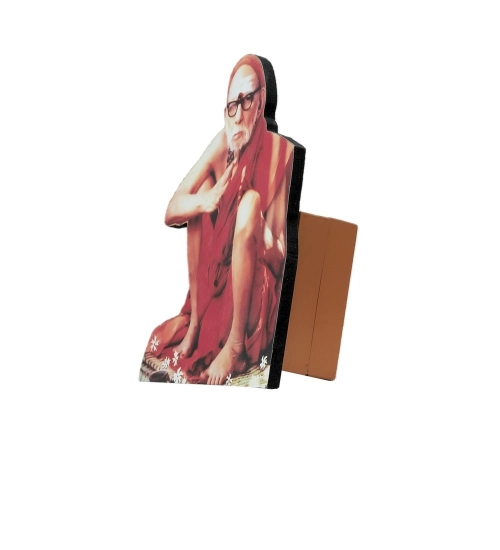 Wooden Kanchi Sri Sankaracharya Maha Periyava Table Top Devotional Player (Multicolor)