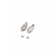 Women's Brass Silver Plated Necklace set (Pink) Women's Brass Silver Plated Necklace set (Pink)