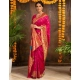Women's Silk Blend Zari Weaving Saree With Unstitched Blouse 5.5Mtr (Pink) Women's Silk Blend Zari Weaving Saree With Unstitched Blouse 5.5Mtr (Pink)
