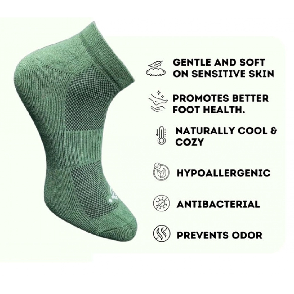 3_Pair Set Unisex Casual Cotton Printed Low Cut Socks (Multicolor)