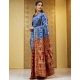 Women's Silk Blend Zari Weaving Saree With Unstitched Blouse 5.5Mtr (Blue) Women's Silk Blend Zari Weaving Saree With Unstitched Blouse 5.5Mtr (Blue)