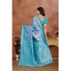 Women's Banarasi Silk Jaquard Woven Saree With Unstitched Blouse 5.5Mtr (Light Blue) Women's Banarasi Silk Jaquard Woven Saree With Unstitched Blouse 5.5Mtr (Light Blue)