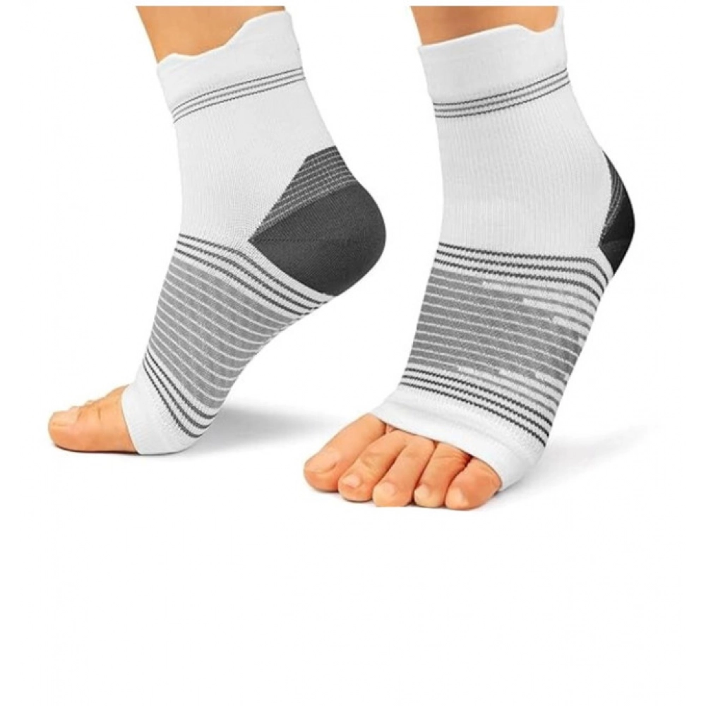 3_Pair Set Unisex Casual Cotton Printed Ankle Length Support Socks (Multicolor)