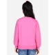 Girl's Fleece Embellished Long Sleeves Sweatshirt (Pink) Girl's Fleece Embellished Long Sleeves Sweatshirt (Pink)