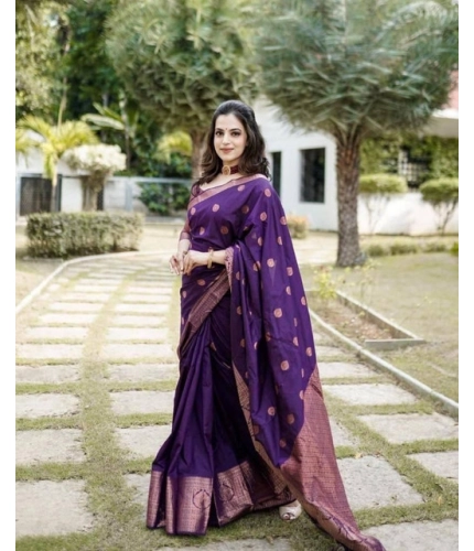 Women's Soft Lichi Silk Printed Saree With Unstitched Blouse 5.5Mtr (Blue) Women's Soft Lichi Silk Printed Saree With Unstitched Blouse 5.5Mtr (Blue)