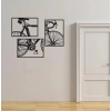 Cycle Serenity Wood Bicycle Wall Decor Cycle Serenity Wood Bicycle Wall Decor