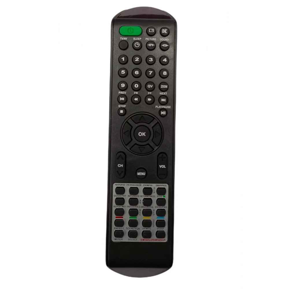 Ecomoye LCD/LED Remote No. SMT22, Compatible/Replacement for Sansui LCD/LED TV Remote Control, Black (Exactly Same Remote will Only Work)