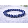 Natural Crystal 8mm Lapis Lazuli Bracelet (Dark Purple)