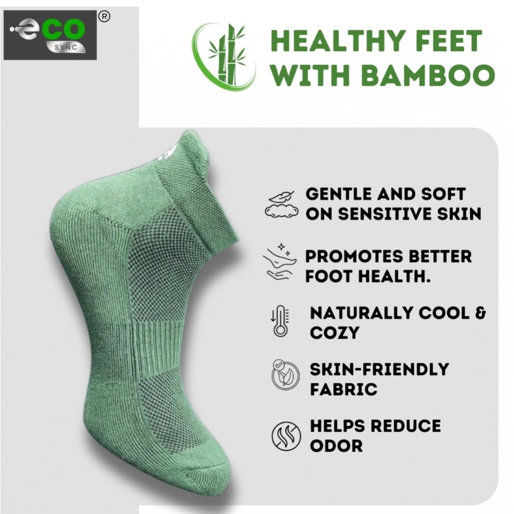 4_Pair Set Unisex Casual Cotton Printed Ankle Length Socks (Multicolor)