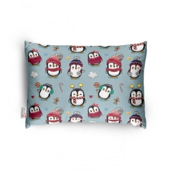 Soft Plush Printed Baby Infant Pillow for Kids Age 1 To 5 Years (Grey)