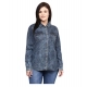 Women's Denim Solid Long Sleeves Shirt (Blue) Women's Denim Solid Long Sleeves Shirt (Blue)