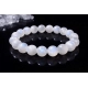 Natural Crystal 8mm Moonstone Bracelet (White)