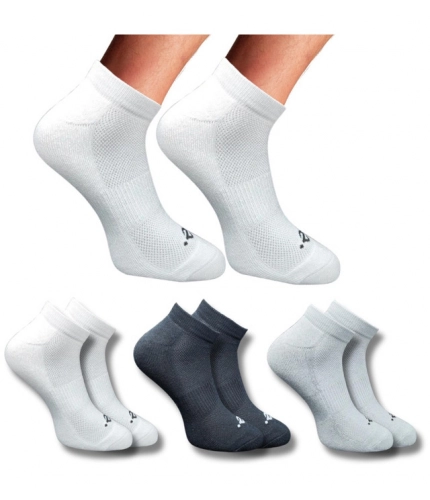 3_Pair Set Unisex Casual Cotton Printed Low Cut Socks (Multicolor)