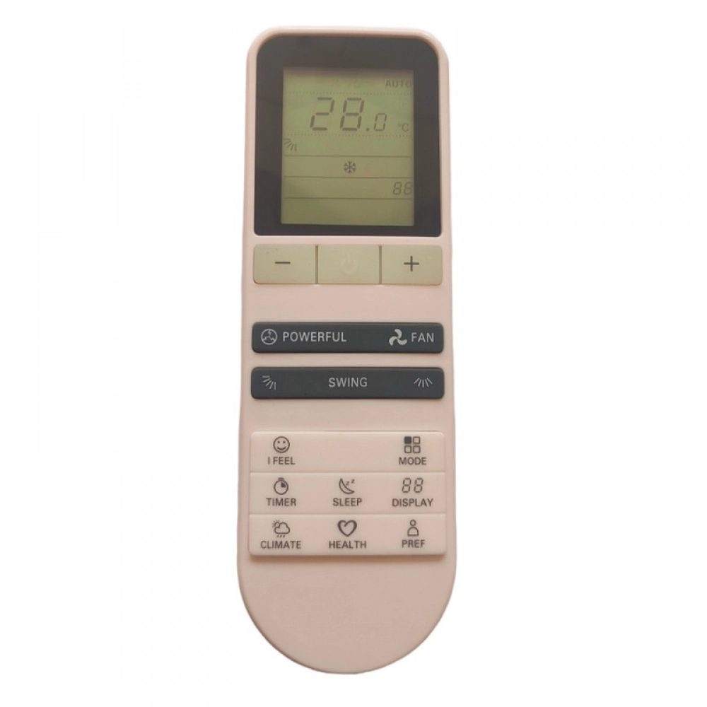 Ecomoye AC Remote No. 227 (No Backlight), Compatible/Replacement for Bluestar AC Remote Control, White (Exactly Same Remote will Only Work)