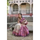 Women's Faux_Tussar Floral Jal With Patola Print Saree With Unstitched Blouse 5.5Mtr (Lavender) Women's Faux_Tussar Floral Jal With Patola Print Saree With Unstitched Blouse 5.5Mtr (Lavender)