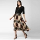 Women's Satin Pleated Elasticated Skirt (Multicolor) Women's Satin Pleated Elasticated Skirt (Multicolor)