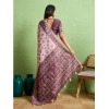 Women's Silk Blend Printed Saree With Unstitched Blouse 5.5Mtr (Grey) Women's Silk Blend Printed Saree With Unstitched Blouse 5.5Mtr (Grey)