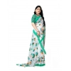Women's Georgette Floral Printed Saree With Unstitched Blouse 5.5Mtr (Green) Women's Georgette Floral Printed Saree With Unstitched Blouse 5.5Mtr (Green)