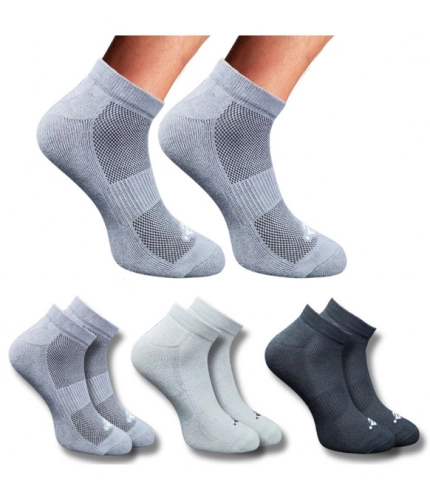 3_Pair Set Unisex Casual Cotton Printed Low Cut Socks (Multicolor)