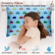 Soft Plush Printed Baby Infant Pillow for Kids Age 1 To 5 Years (Sky Blue)