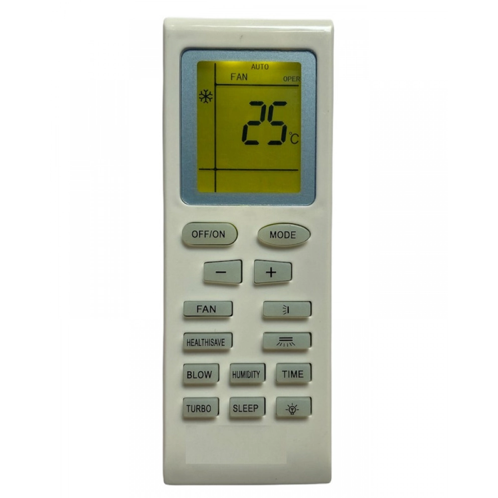 Ecomoye AC Remote No. 18 (with Backlight), Compatible/Replacement for Voltas AC Remote Control, White (Exactly Same Remote will Only Work)
