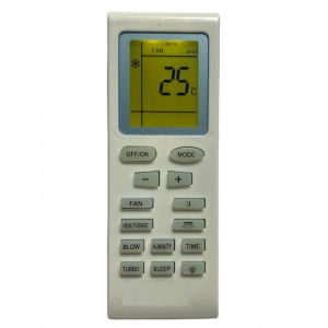 Ecomoye AC Remote No. 18 (with Backlight), Compatible/Replacement for Voltas AC Remote Control, White (Exactly Same Remote will Only Work)