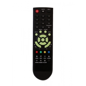 Ecomoye Set Top Box Remote No. 1, Compatible/Replacement for Den Set Top Box Remote Control, Black (Exactly Same Remote will Only Work)