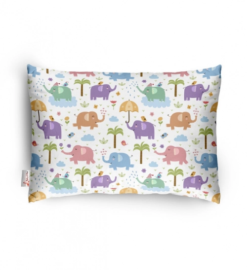 Soft Plush Printed Baby Infant Pillow for Kids Age 1 To 5 Years (Multicolor)