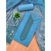 Women's Banarasi Silk Printed Unstitched Salwar Suit Material With Dupatta (SkyBlue, 3Mtrs) Women's Banarasi Silk Printed Unstitched Salwar Suit Material With Dupatta (SkyBlue, 3Mtrs)