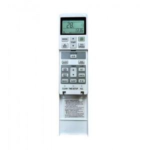 Ecomoye AC Remote No. 250 (No Backlight), Compatible/Replacement for Mitsubishi AC Remote Control, (White), White (Exactly Same Remote will Only Work)