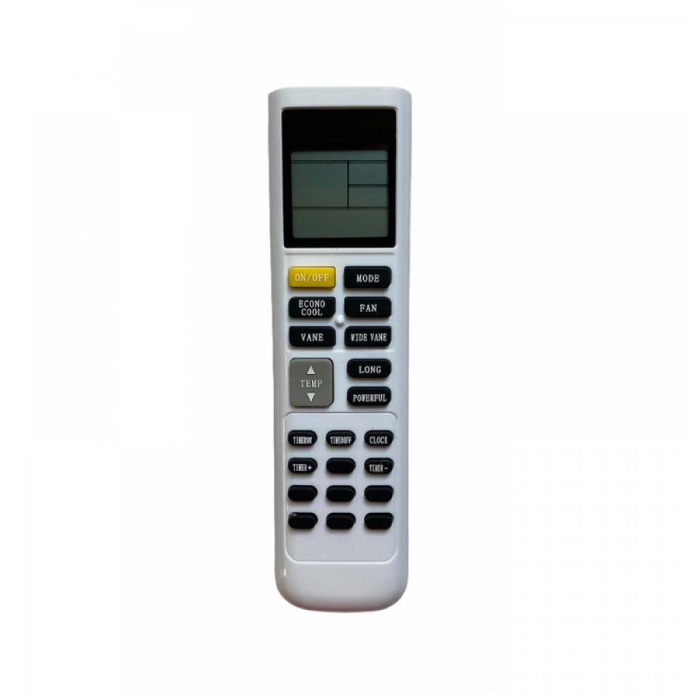Ecomoye AC Remote No. 219 (No Backlight), Compatible/Replacement for Mitsubishi AC Remote Control, White (Exactly Same Remote will Only Work)