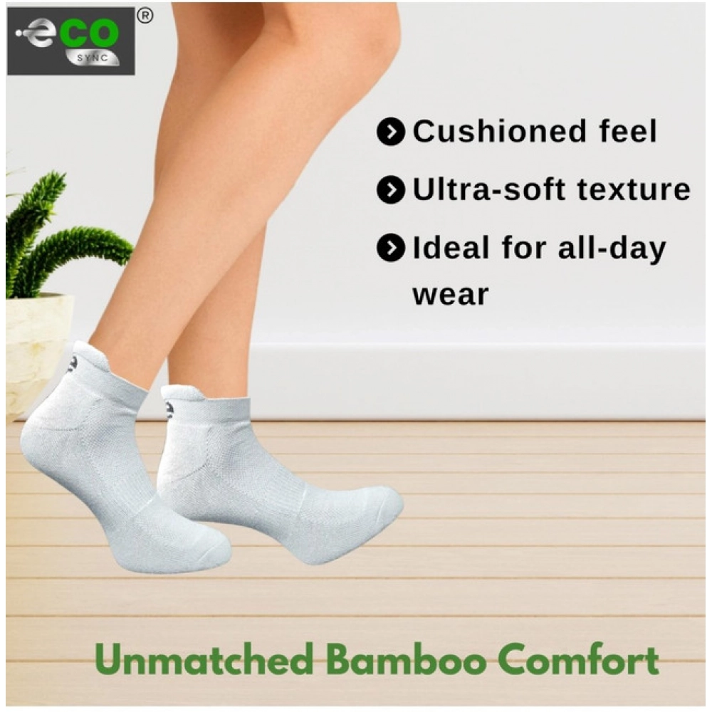 4_Pair Set Unisex Casual Cotton Printed Ankle Length Socks (Multicolor)