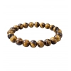 Natural Crystal 8mm Tiger Eye Bracelet  (Brown)