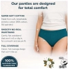 Pack of_6 Women's Cotton Solid Hipster Panty (Multicolor)