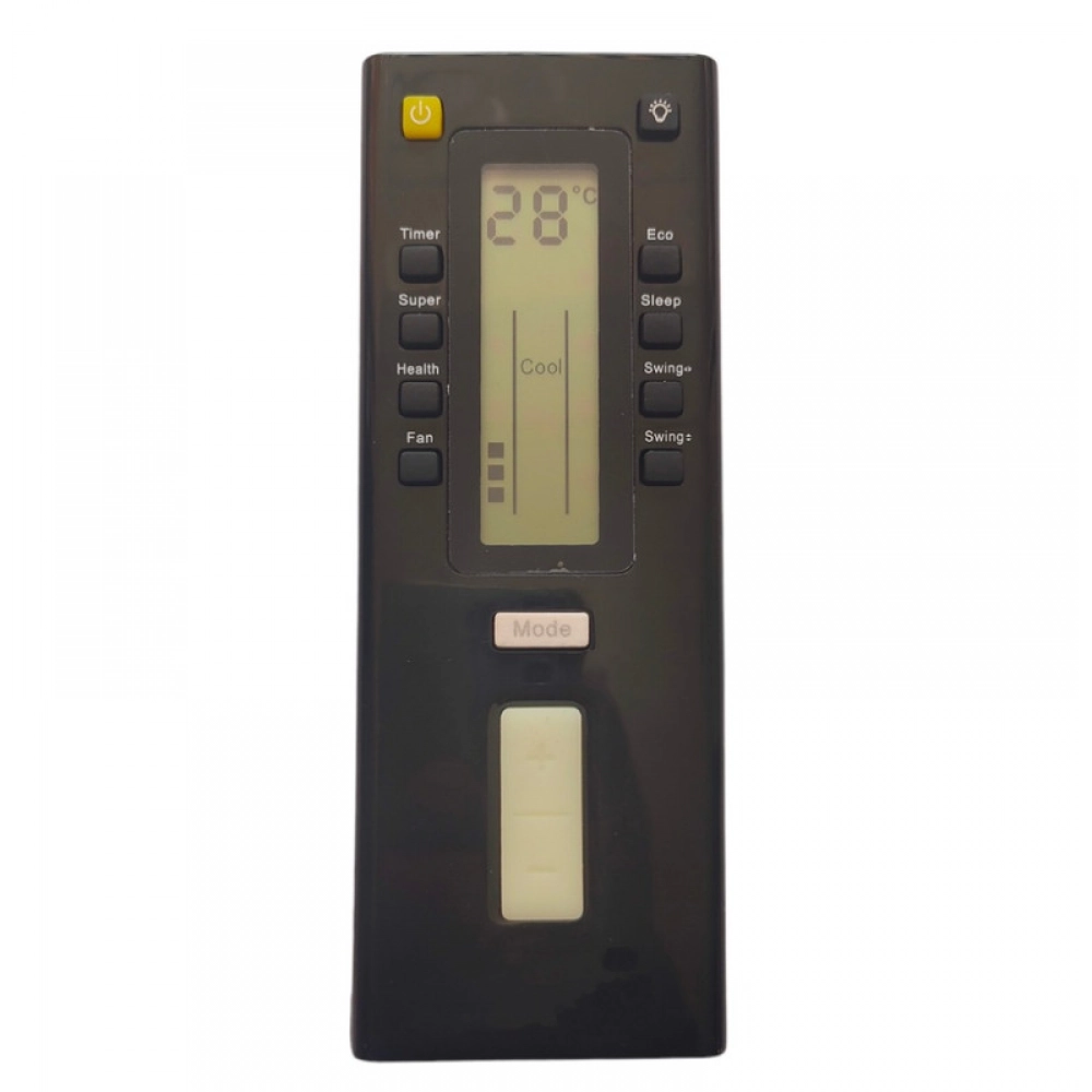 Ecomoye AC Remote No. 204 (No Backlight), Compatible/Replacement for IFB AC Remote Control, Black (Exactly Same Remote will Only Work)