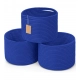 Cotton 9x7 Inch Pack of 3 Storage Basket For Clothes (Royal Blue)