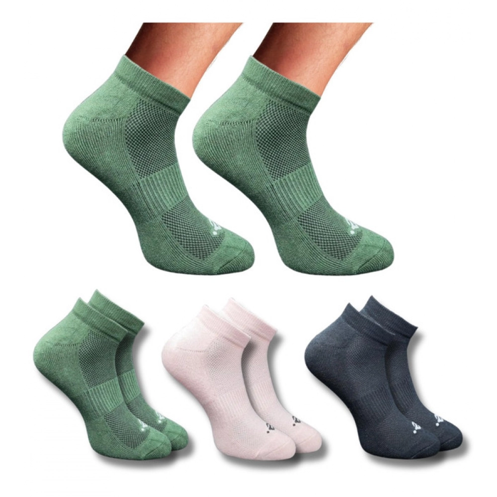 3_Pair Set Unisex Casual Cotton Printed Low Cut Socks (Multicolor) 3_Pair Set Unisex Casual Cotton Printed Low Cut Socks (Multicolor)