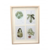 Acrylic Four Collage In One Frame To Add Any Images (Multicolor)