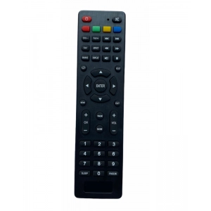 Ecomoye LCD/LED Remote No. 3210, Compatible/Replacement for Intex LCD/LED TV Remote, Black (Exactly Same Remote will Only Work)