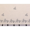 Women's Linen Cotton Printed Saree With Unstitched Blouse 5.5Mtr (Off White)