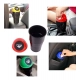 Pack Of 4_Car Dustbin – Portable Vehicle Trash Bin for Interior Organization (Color: Assorted )