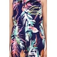 Girl's Rayon Printed Sleeveless Jumpsuit (Blue-Multicolor)