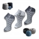 3_Pair Set Unisex Casual Cotton Printed Low Cut Socks (Multicolor)