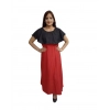 Women's Casual Crepe Cape Sleeve Dress (Black)