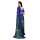 Women's Georgette Printed Saree With Unstitched Blouse 5.5Mtr (Blue) Women's Georgette Printed Saree With Unstitched Blouse 5.5Mtr (Blue)
