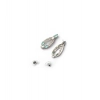 Women's Brass Silver Plated Necklace set (Turquoise)