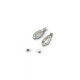 Women's Brass Silver Plated Necklace set (Turquoise)