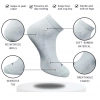3_Pair Set Unisex Casual Cotton Printed Low Cut Socks (Multicolor) 3_Pair Set Unisex Casual Cotton Printed Low Cut Socks (Multicolor)